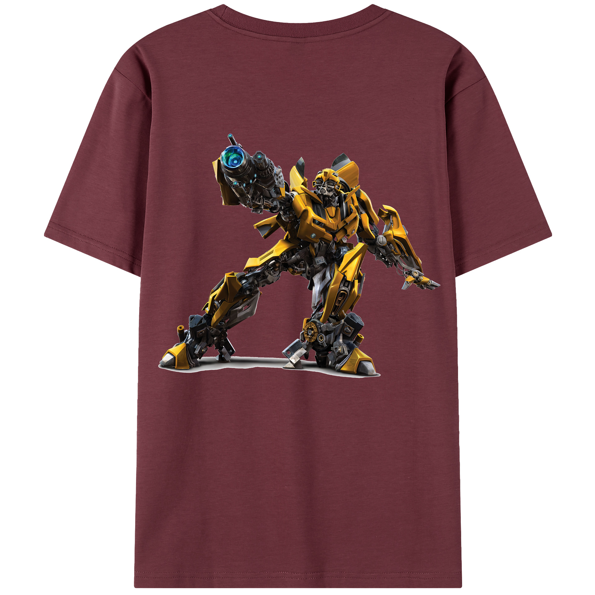 （画像用） Transformers トランスフォーマー 綿100％半袖Tシャツ（背面プリント）